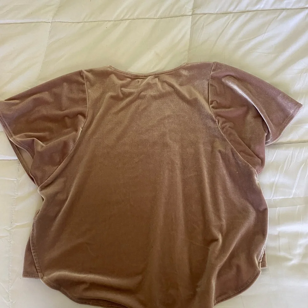 Madewell crushed velvet shirt - Picture 4 of 4